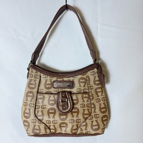 Etienne Aigner Handbags - Etienne Aigner 90’s Women Brown Tan Shoulder Bag Leather Small Casual Party Chic